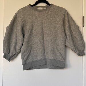 Agolde heathered grey Thora Sweatshirt
